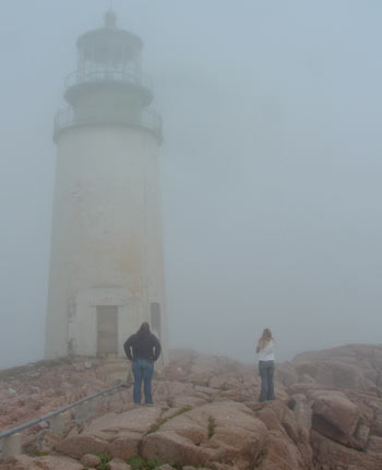 Moose Peak Light is located on Mistake Island, southeast of Jonesport, Maine. Moose Peak Light in Jonesport