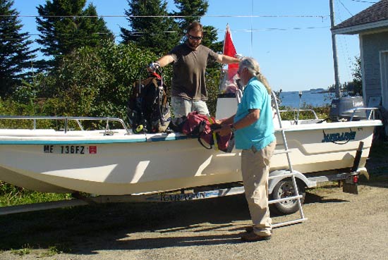 Cruise on Overtime, a working lobster boat